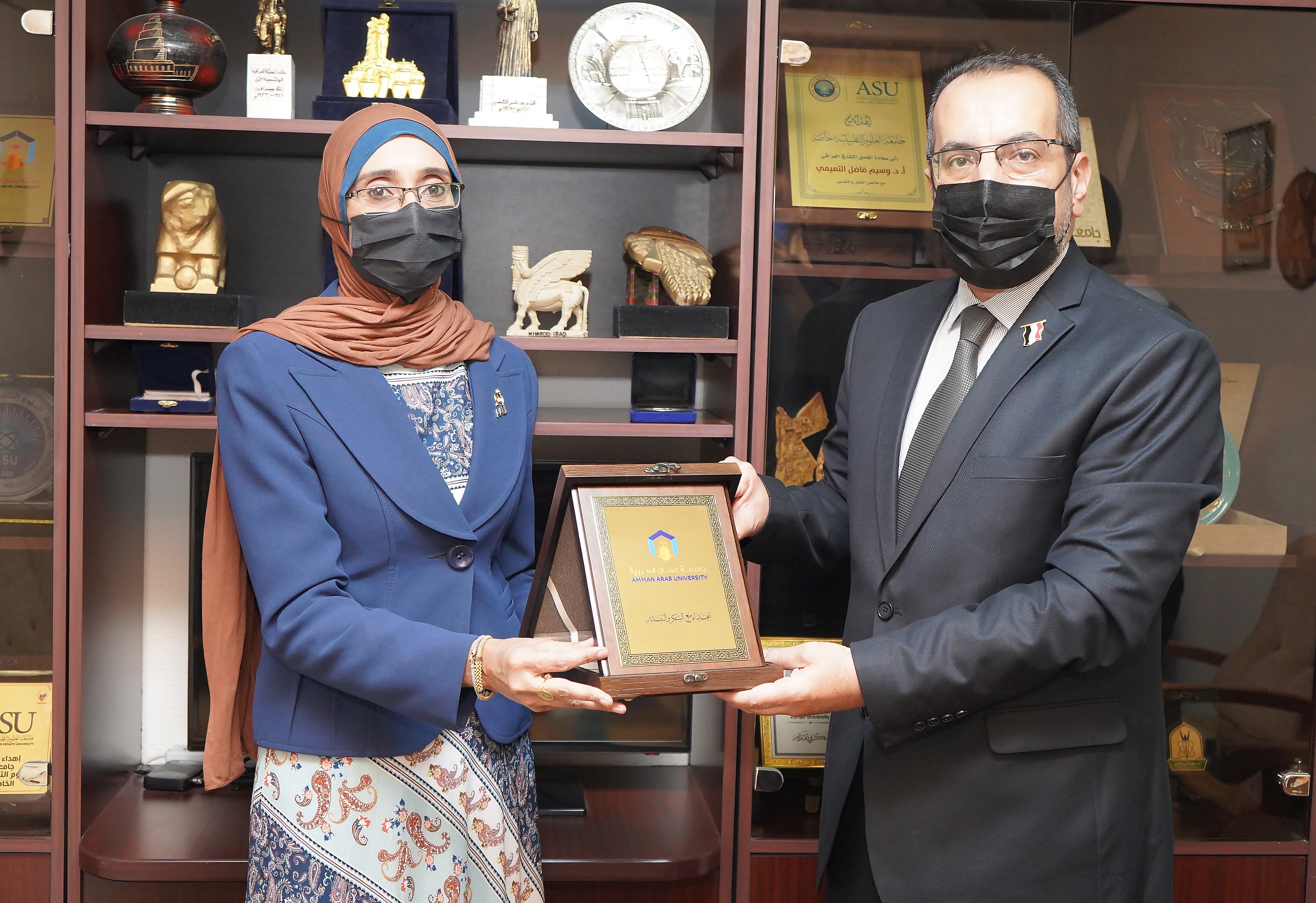 "عمان العربية" تلتقي الملحقية الثقافية العراقية2