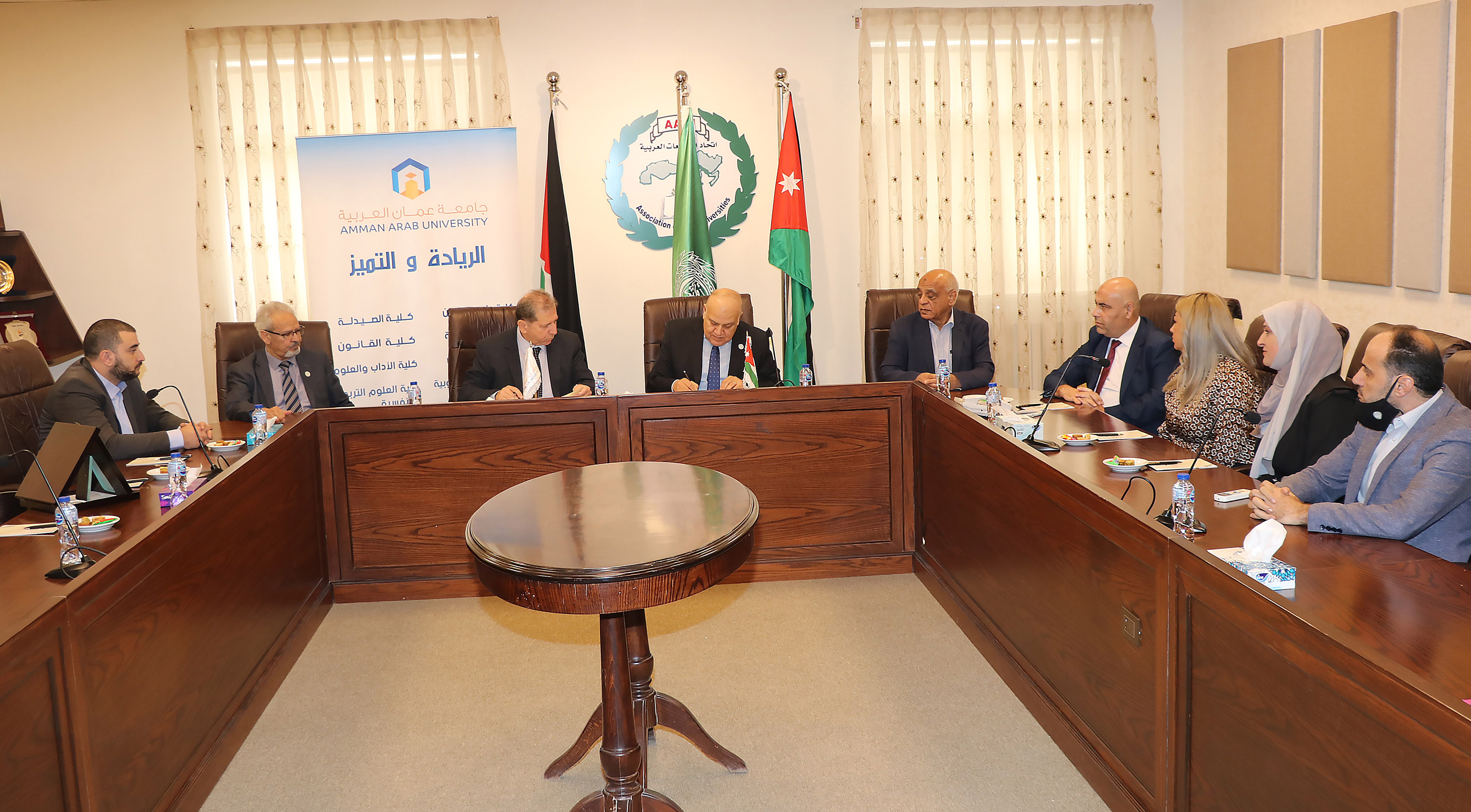 مذكرة تعاون بين "عمان العربية" واتحاد الجامعات العربية3