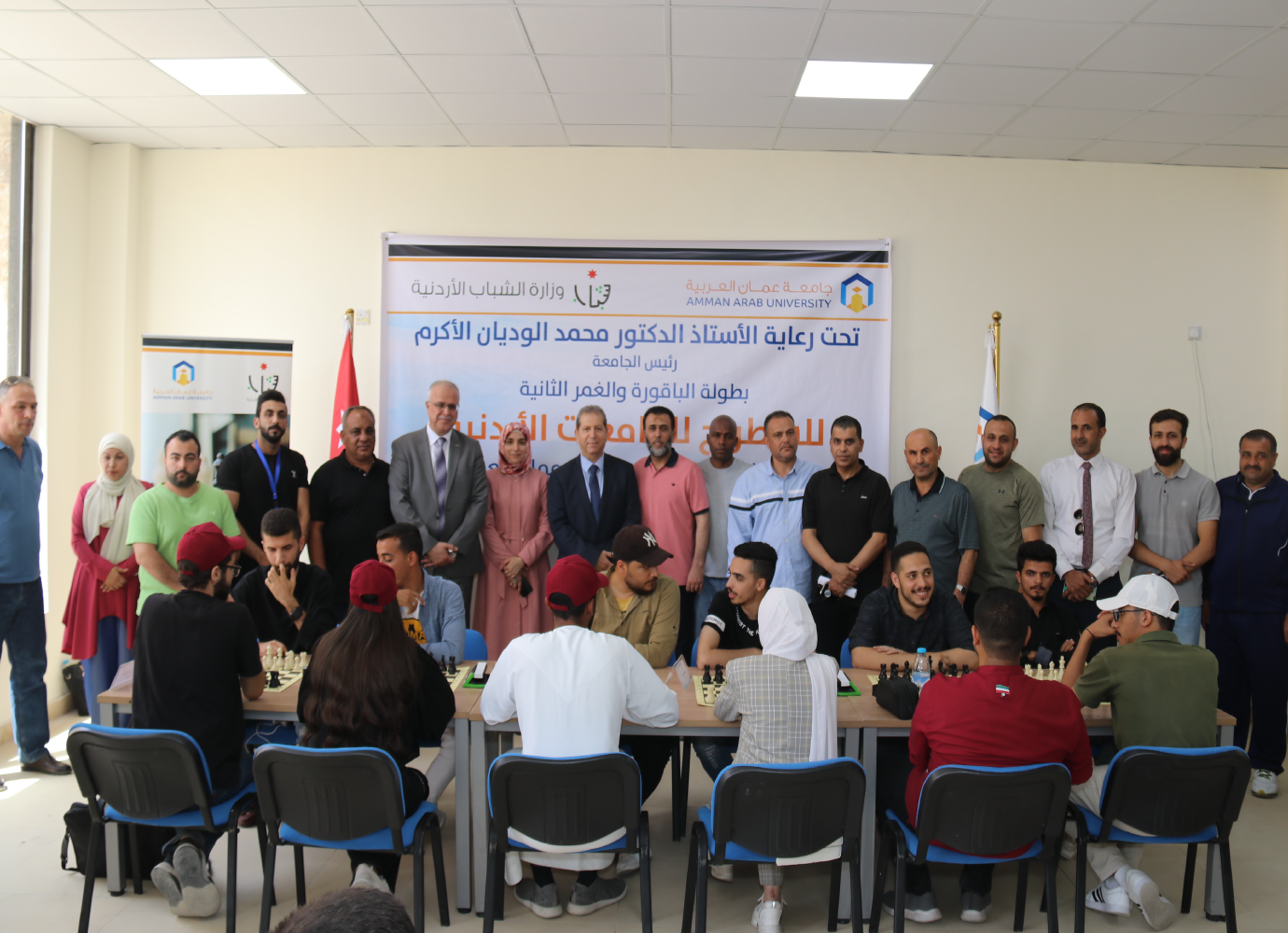 بطولة الباقورة والغمر الثانية للشطرنج في جامعة عمان العربية7