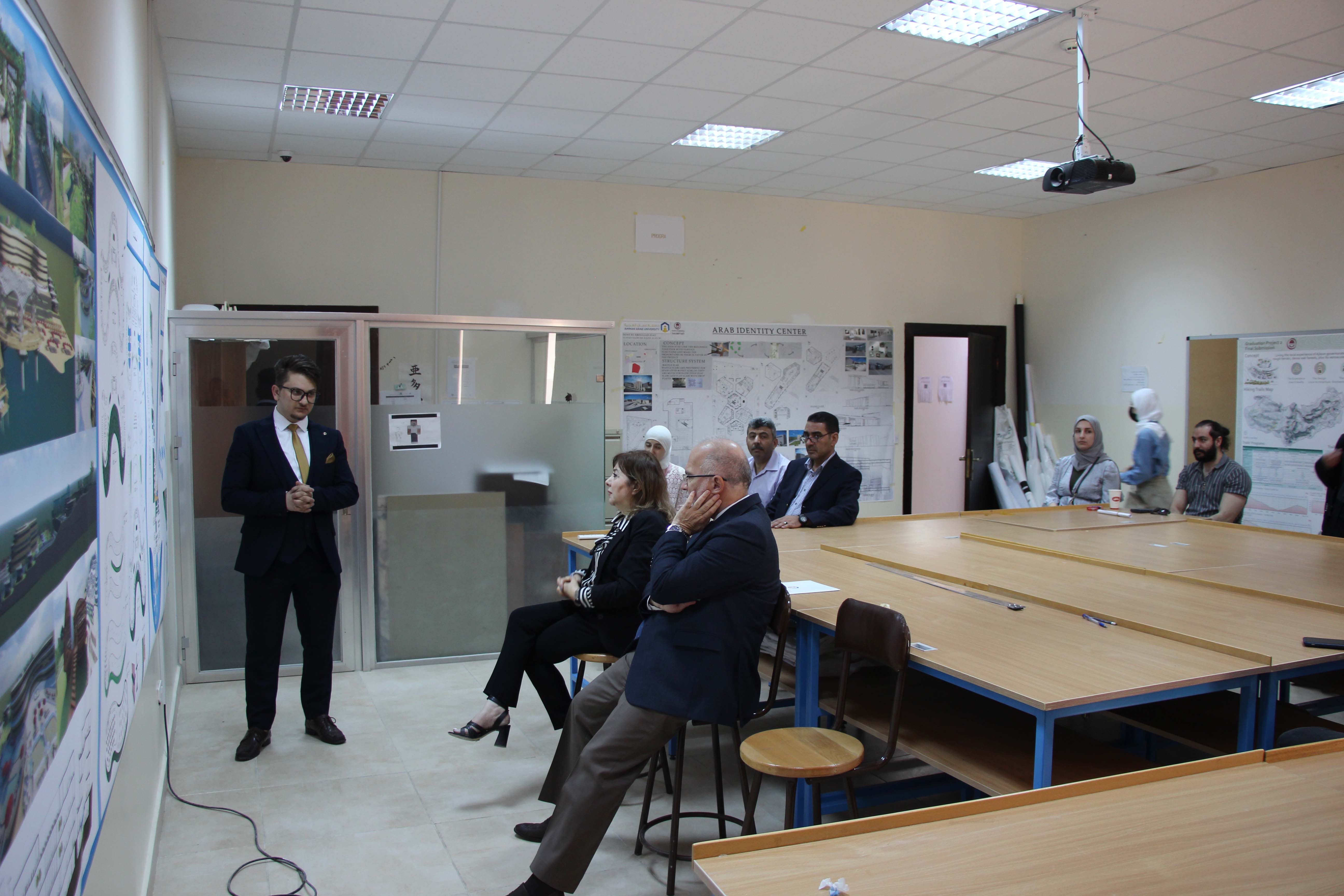 مشروع إنشاء مسار سياحي في مدينة عجلون أحد مشاريع تخرج قسم هندسة العمارة في "عمان العربية"1