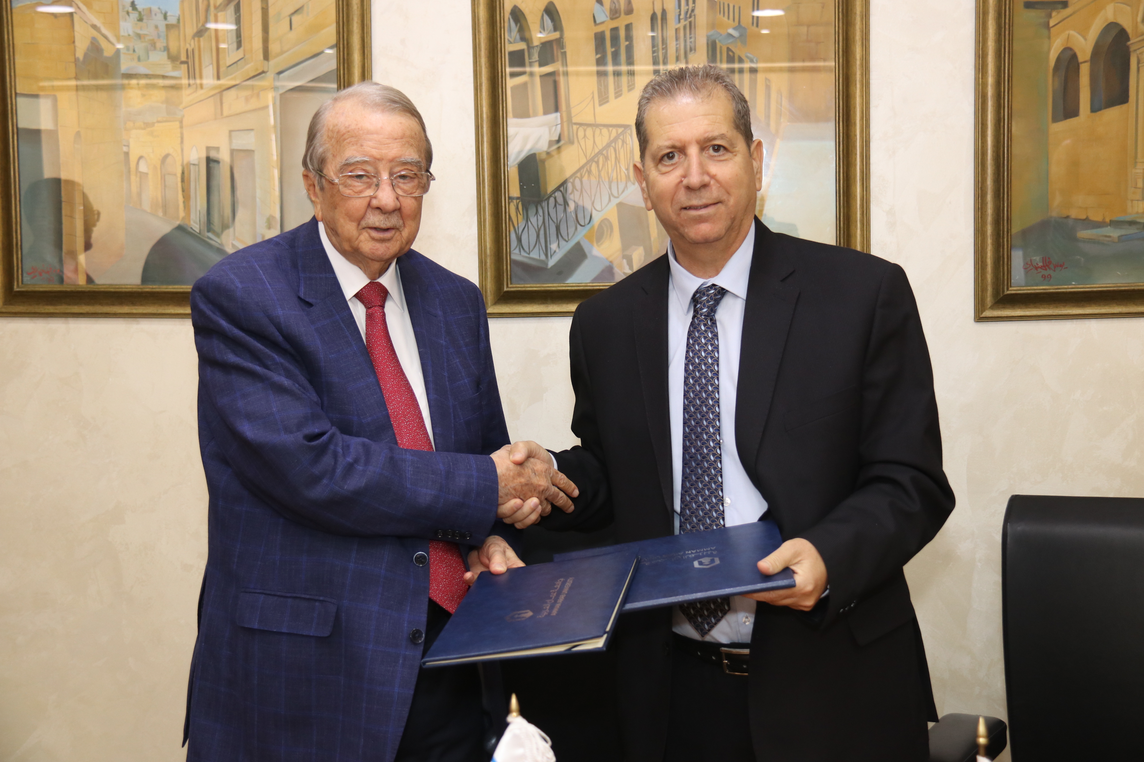 جامعة عمان العربية توقع مذكرة تعاون مع جمعية رجال الأعمال الأردنيين2