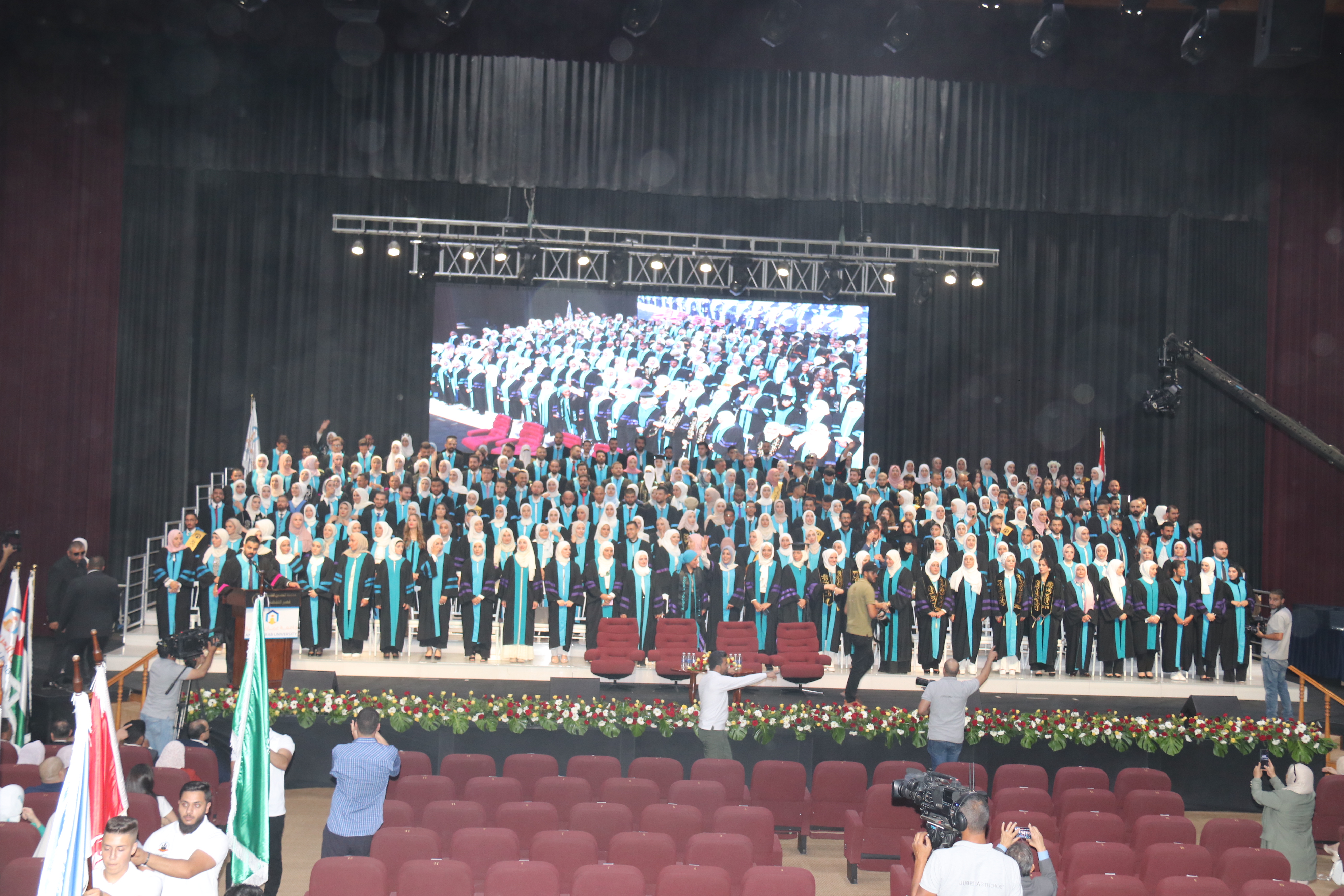مشاهد أولية لاحتفالات جامعة عمان العربية بخريجيها للعام الدراسي 2021-20223