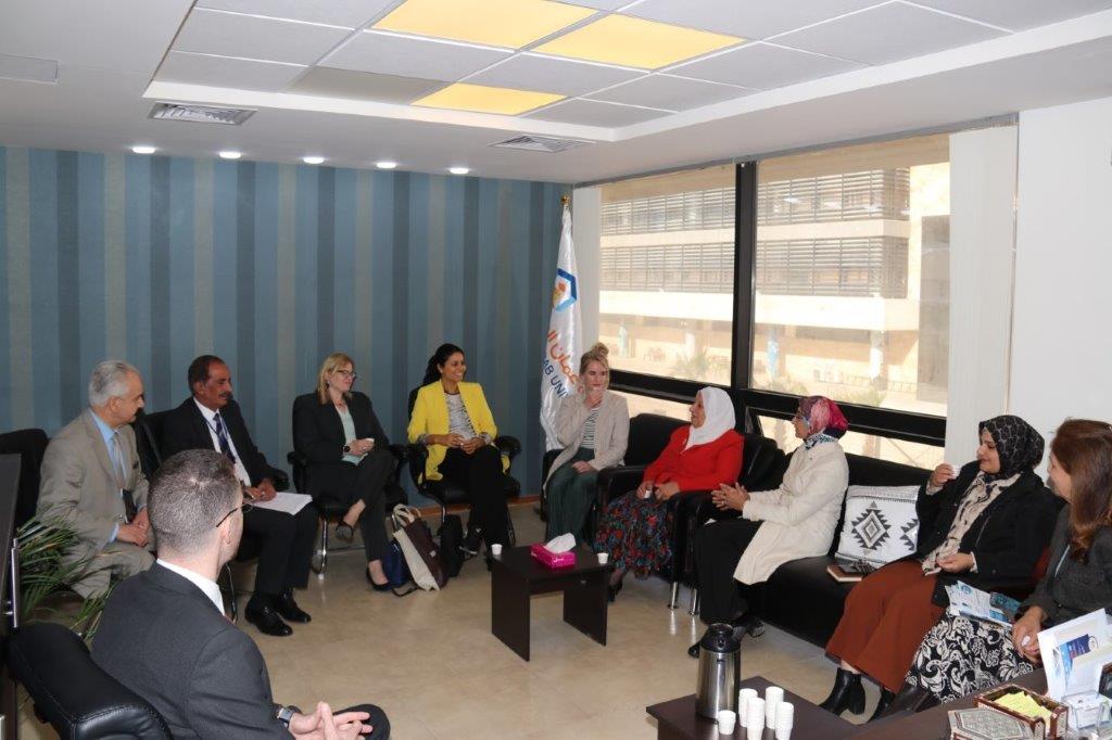 "عمان العربية" تستقبل وفداً من عدة جامعات هولندية لبحث سبل التعاون1