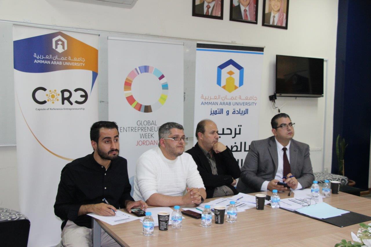 فعاليات "أسبوع الريادة العالمي" في جامعة عمان العربية12