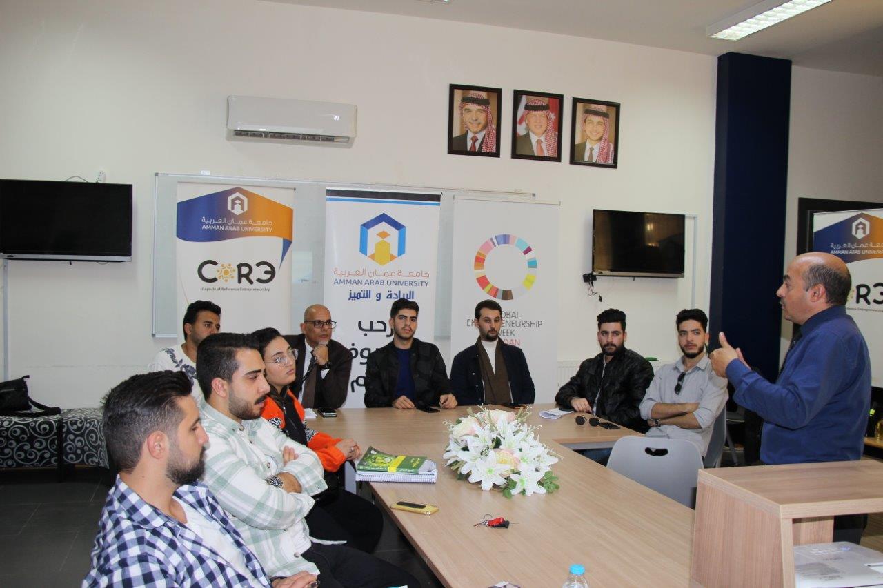 فعاليات "أسبوع الريادة العالمي" في جامعة عمان العربية15