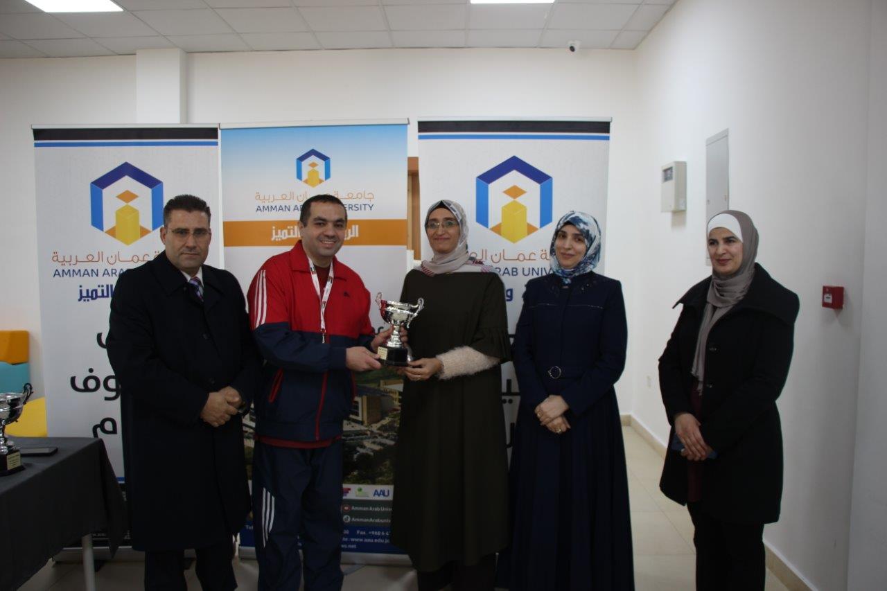 بطولة تنس طاولة لأعضاء الهيئتين التدريسية والإدارية في "عمان العربية"7