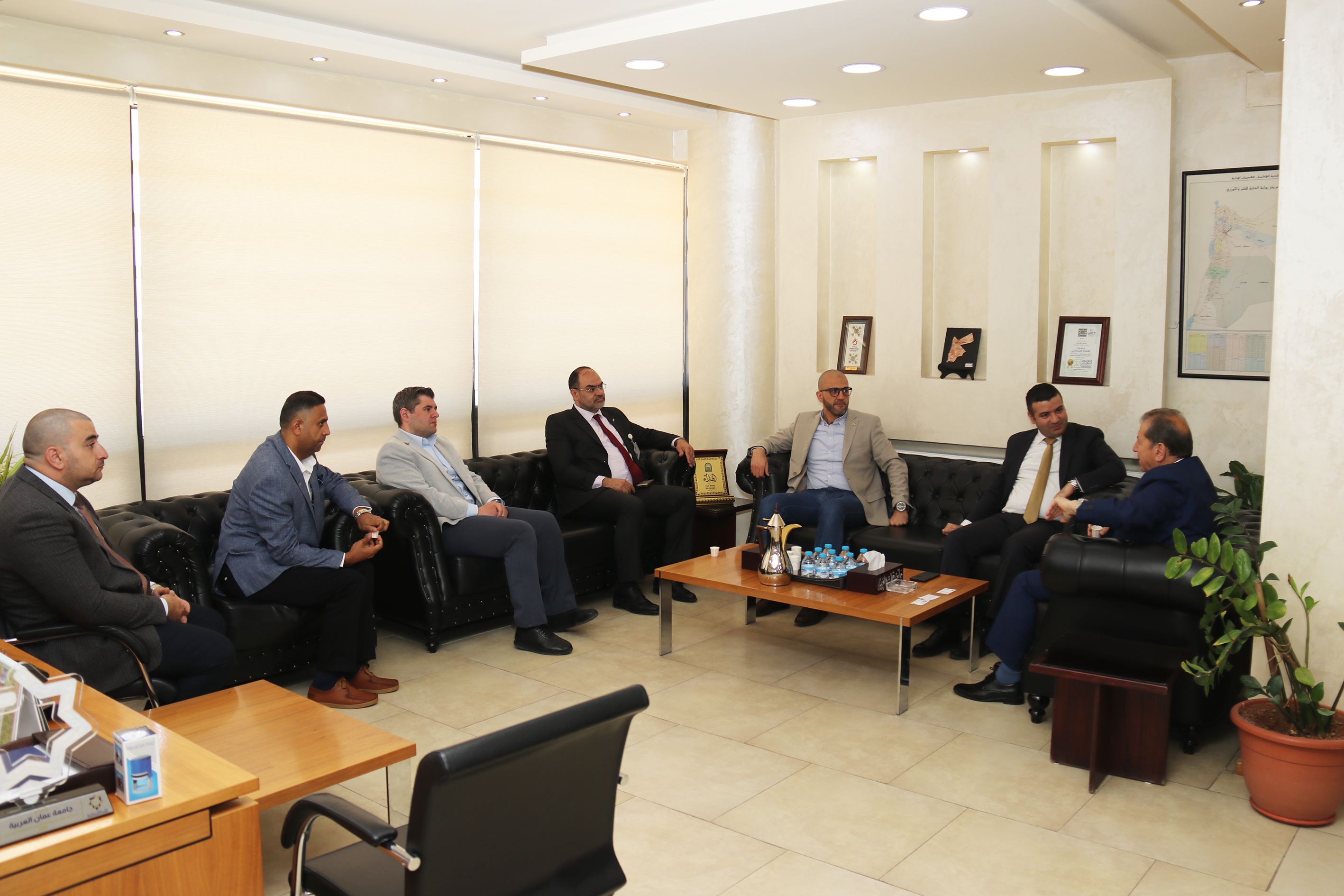 توقيع اتفاقية تعاون بين جامعة عمان العربية المركز الوطني للإبداع1