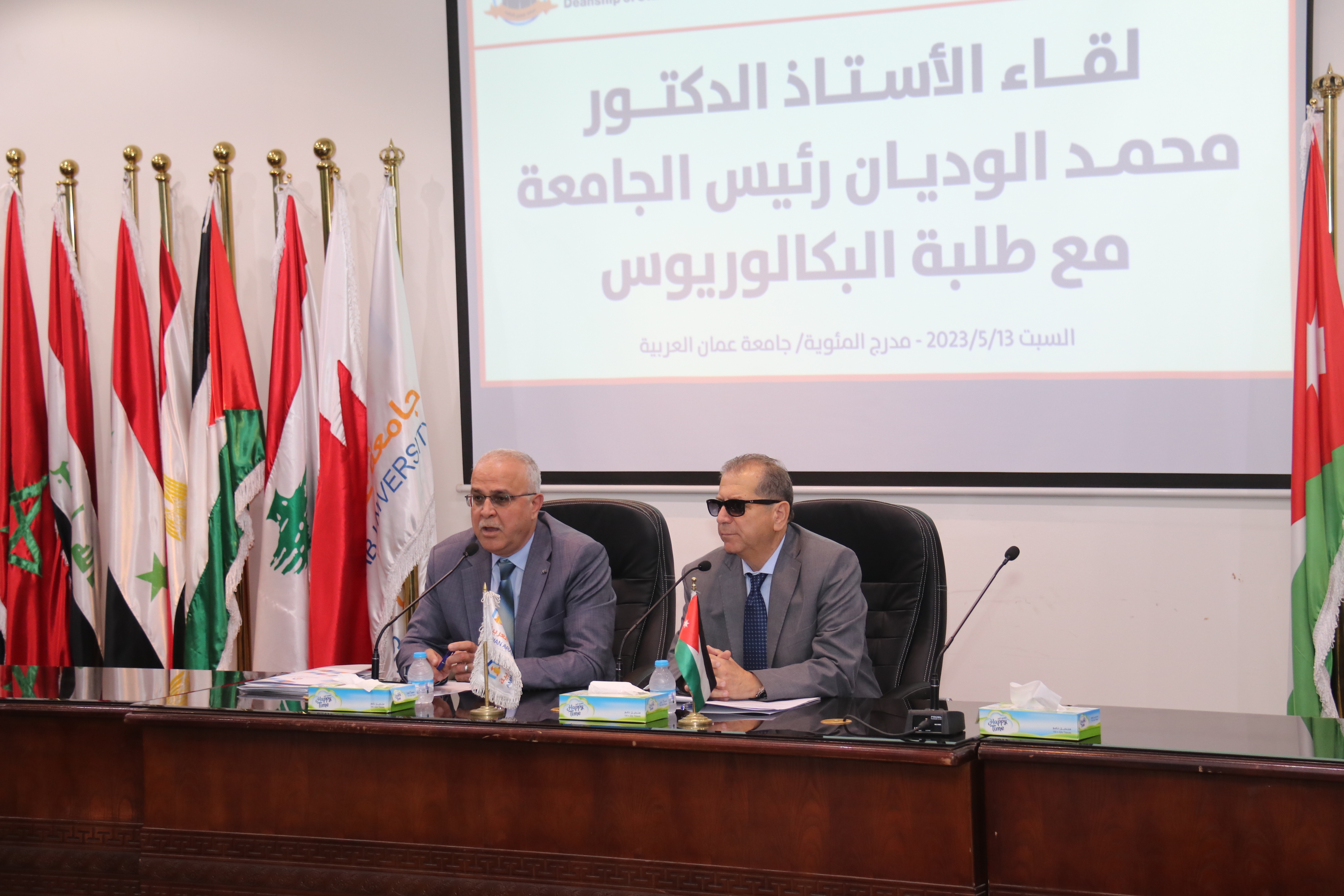 رئيس "عمّان العربية" لطلبة الدراسات العليا والبكالوريوس "أنتم سفراء جامعتكم"5
