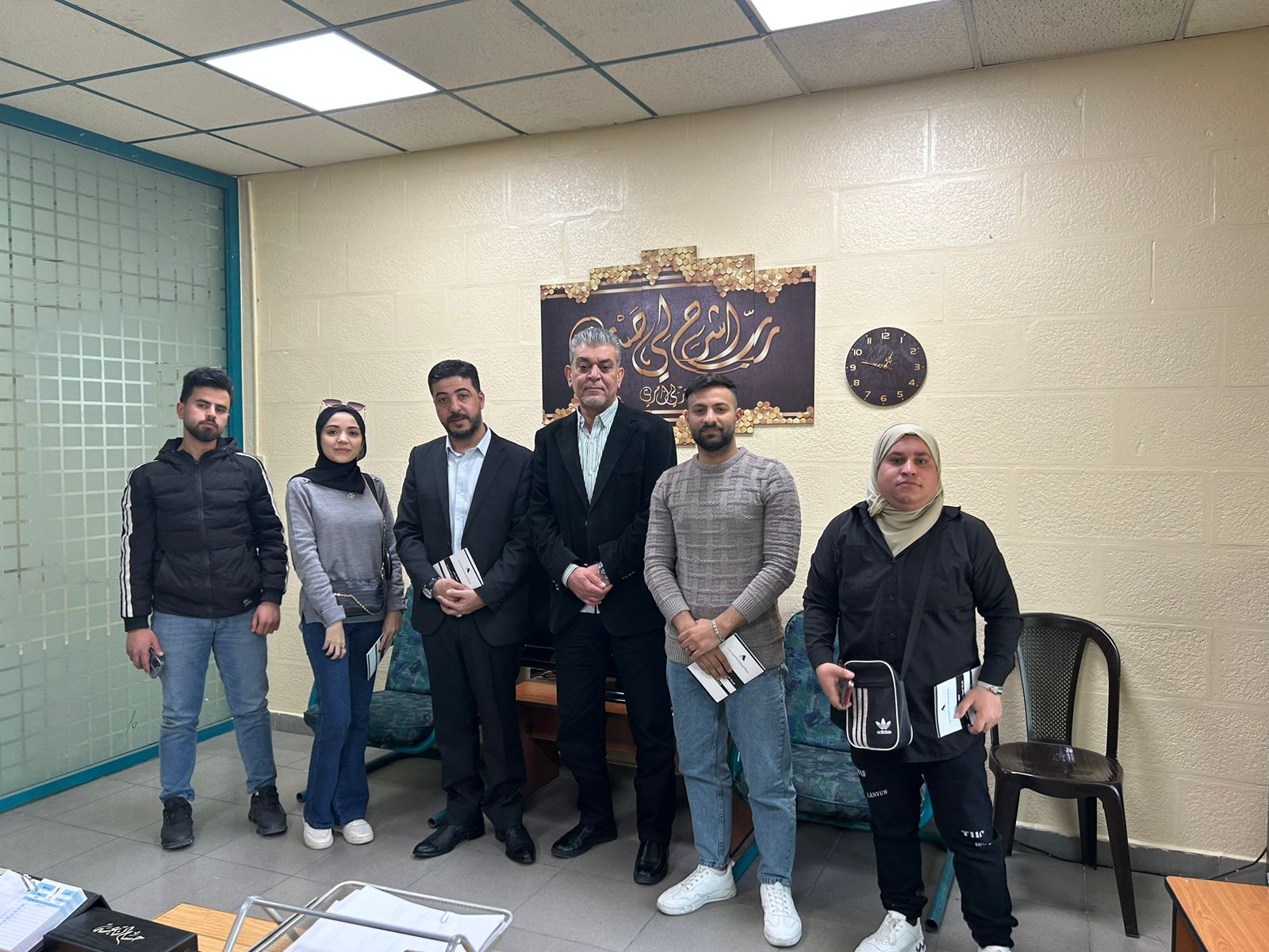 طلبة الأعمال في "عمان العربية" يزورون الشركة العربية لصناعة الألومنيوم1