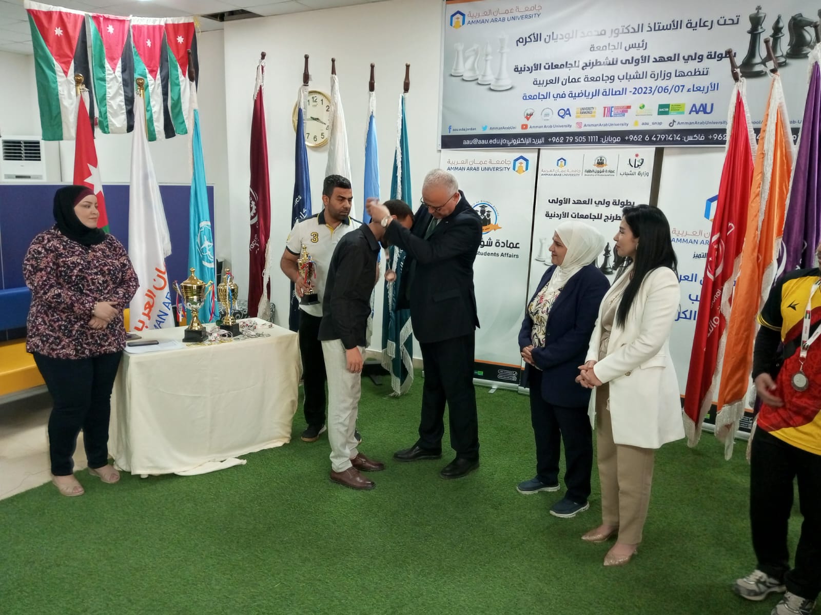 "عمان العربية" تنظم بطولة ولي العهد الأولى للشطرنج للجامعات الاردنية 17