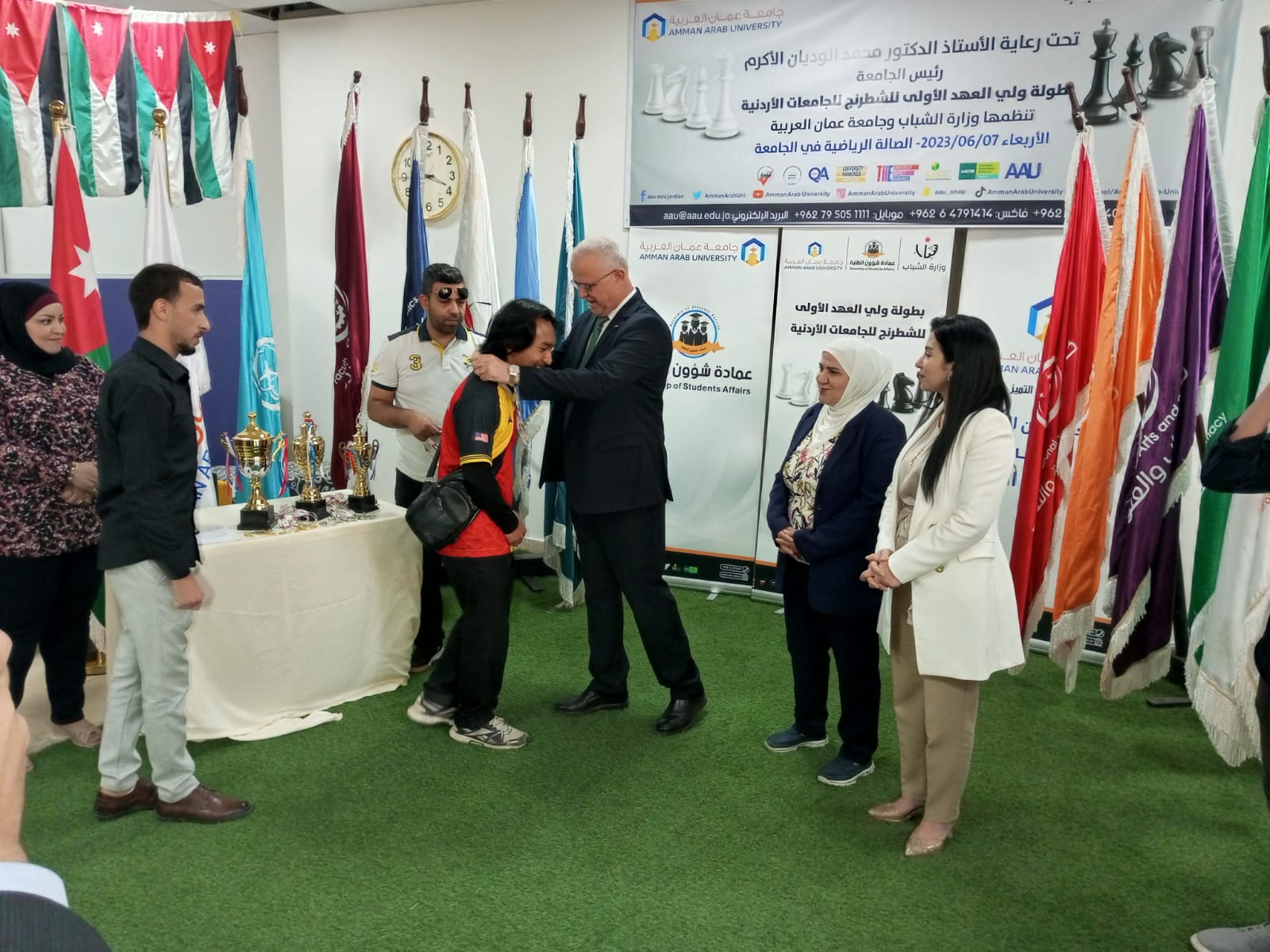 "عمان العربية" تنظم بطولة ولي العهد الأولى للشطرنج للجامعات الاردنية 20