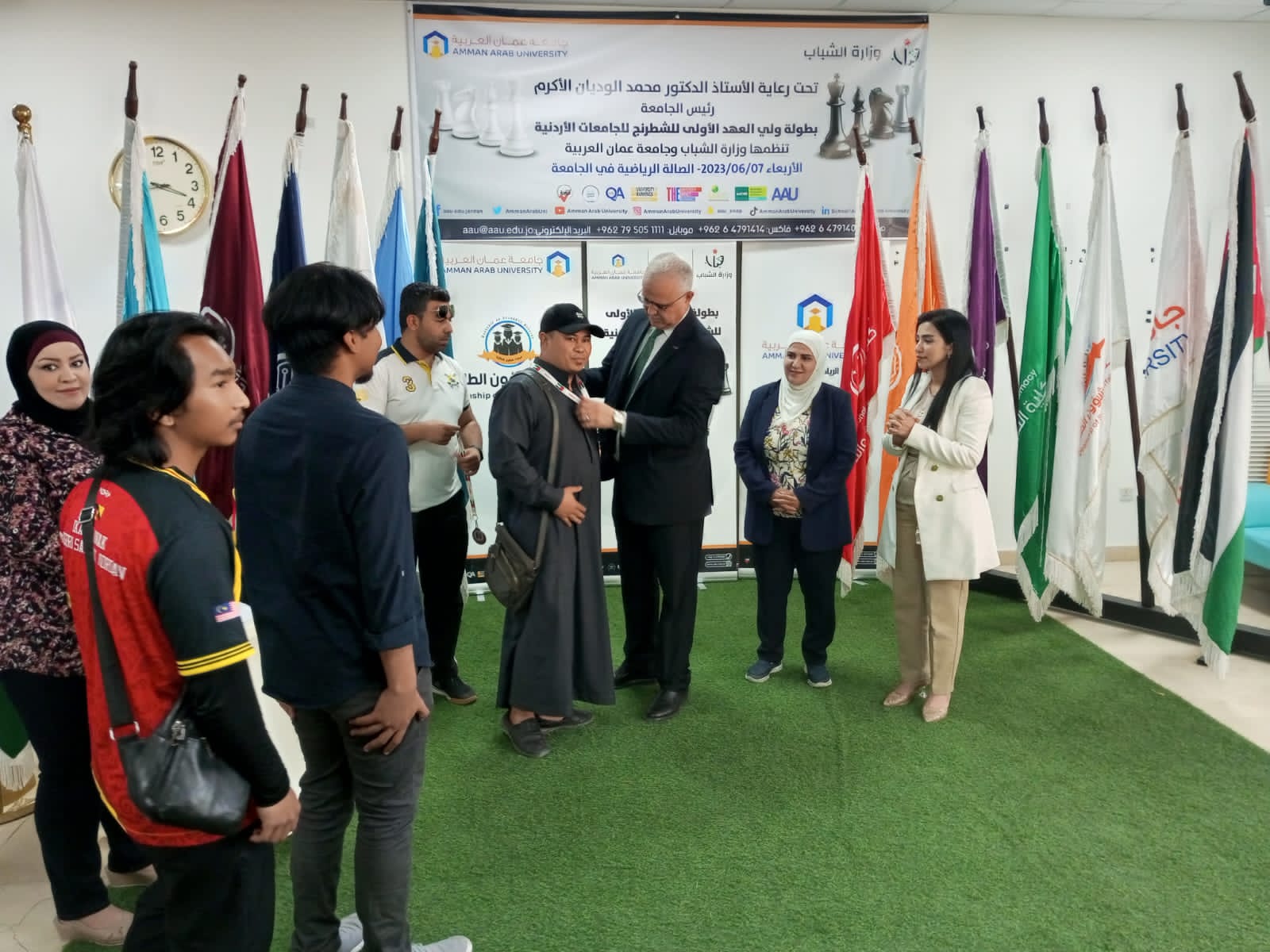 "عمان العربية" تنظم بطولة ولي العهد الأولى للشطرنج للجامعات الاردنية 24