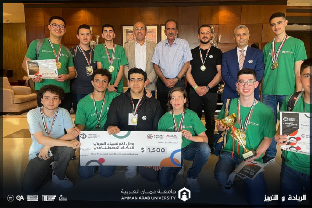 طالب من جامعة عمان العربية يقود فريق الكلية العلمية الإسلامية - بنون 1
