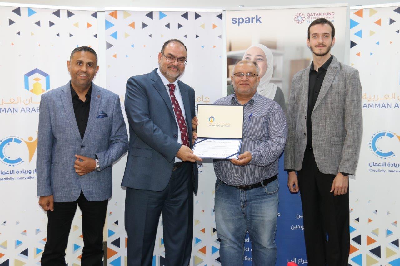 برنامج تدريبي نوعي لأعضاء الهيئة التدريسية في "عمان العربية" مقدم من منظمة SPARK8