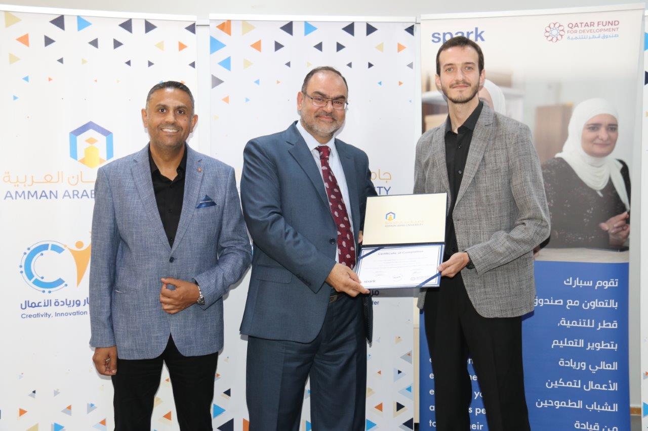 برنامج تدريبي نوعي لأعضاء الهيئة التدريسية في "عمان العربية" مقدم من منظمة SPARK9