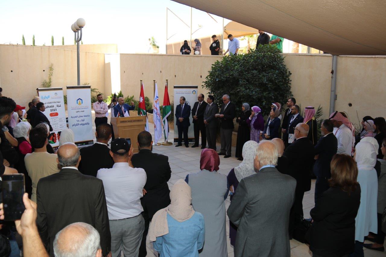 جامعة عمان العربية وجمعية الريادة الخيرية يطلقان حملة إغاثة الأشقاء في غزة - فلسطين 10