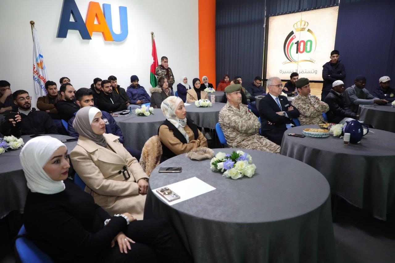 محاضرة حول "العنف الجامعي" لطلبة جامعة عمان العربية3