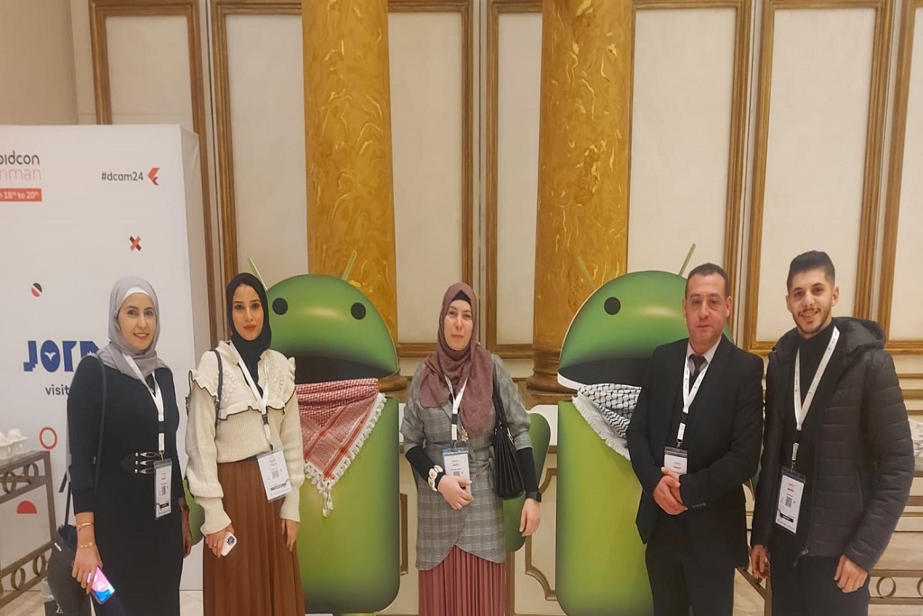 طلبة وخريجو كلية العلوم الحاسوبية والمعلوماتية في جامعة عمان العربية يتألقون في مؤتمر Droidcon Amman 24 2