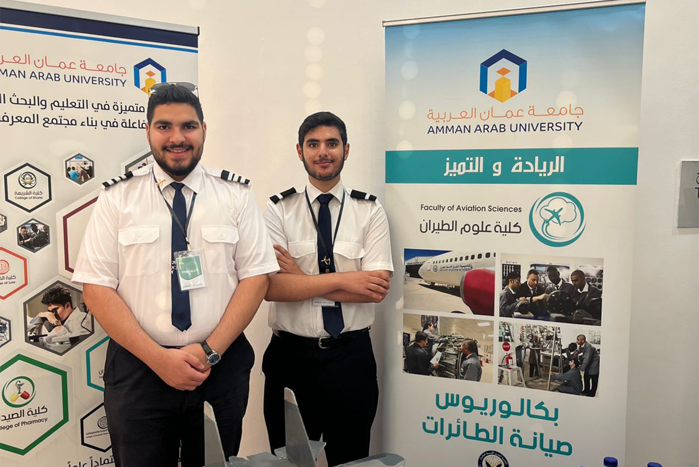 طلبة علوم الطيران في جامعة عمان العربية يتميزون في محاكاة تصميم الطائرة العسكرية الروسية Sukhoi-352