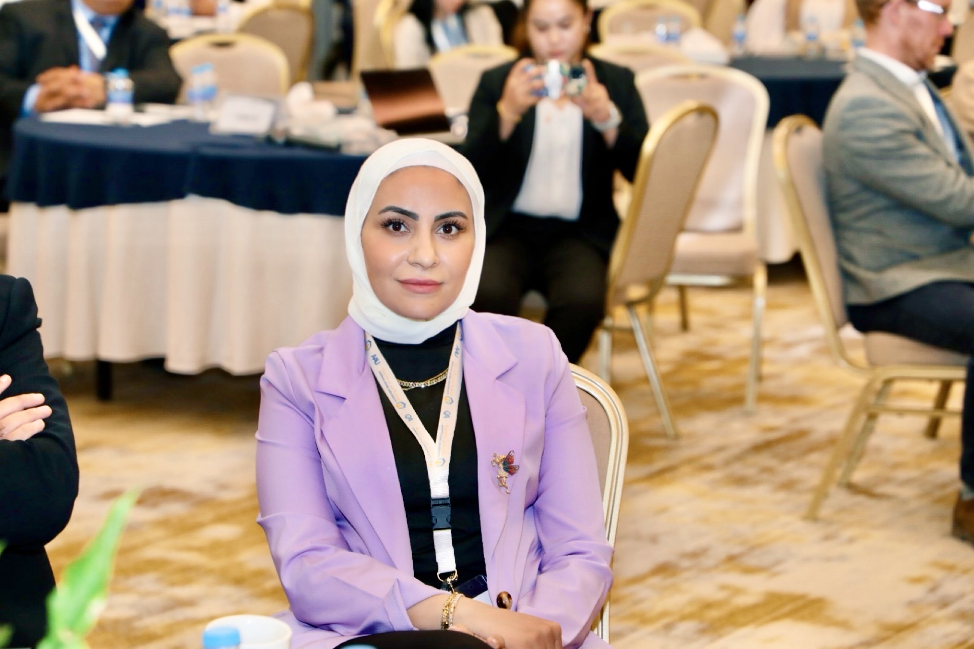 جائزة أفضل بوستر علمي في المؤتمر الدولي الأول لكلية الصيدلة في "عمان العربية" من نصيب نسيبة القطيش5