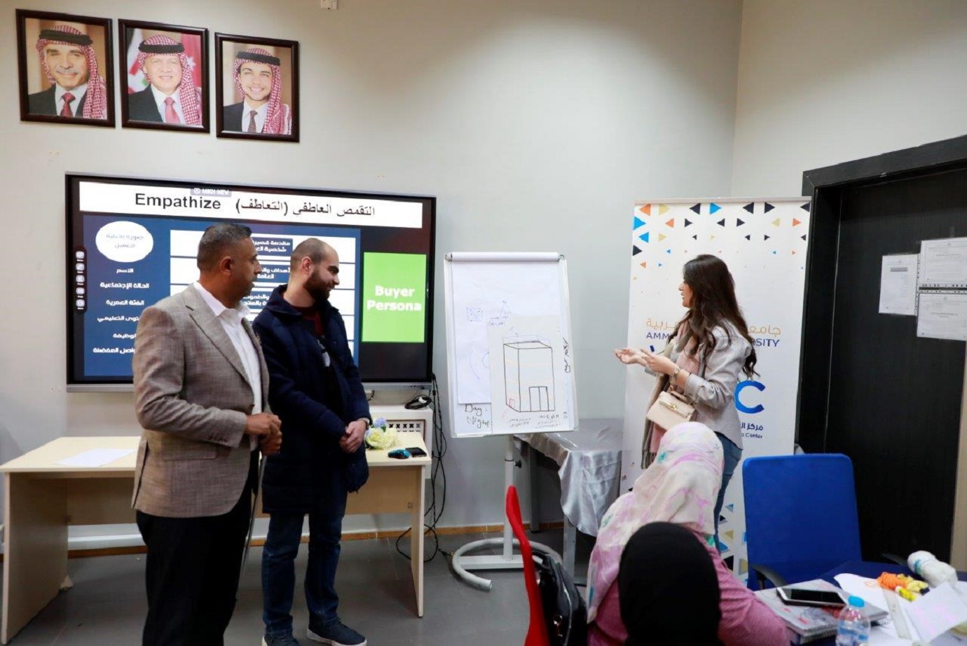 فعاليات "أسبوع الريادة العالمي" في جامعة عمان العربية4