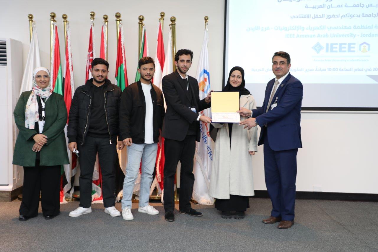 جامعة عمان العربية تفتتح الفرع الطلابي لمنظمة IEEE وتستعرض ابتكارات الطلبة في مجالات الهندسة والتكنولوجيا57