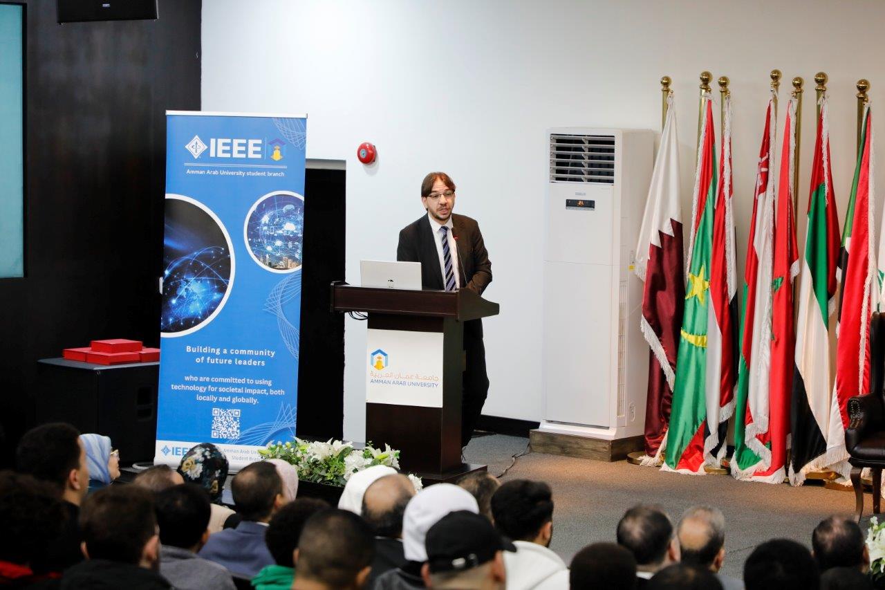 جامعة عمان العربية تفتتح الفرع الطلابي لمنظمة IEEE وتستعرض ابتكارات الطلبة في مجالات الهندسة والتكنولوجيا2
