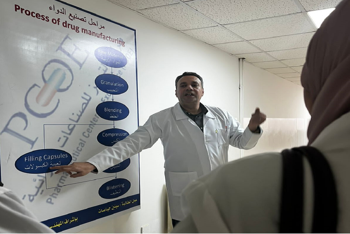 صيدلة "عمان العربية" تعزز خبرات طلبتها بزيارة علمية إلى مركز التميز للصناعات الدوائية1
