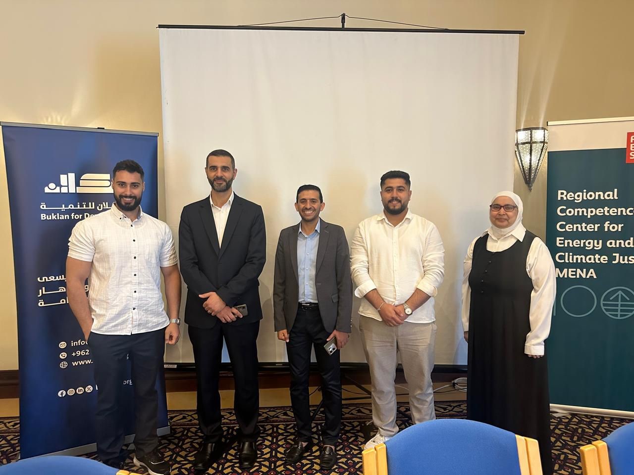 الطالب أبو العسل يمثل جامعة عمان العربية في مخيم بُكلان الثاني للعدالة المناخية1