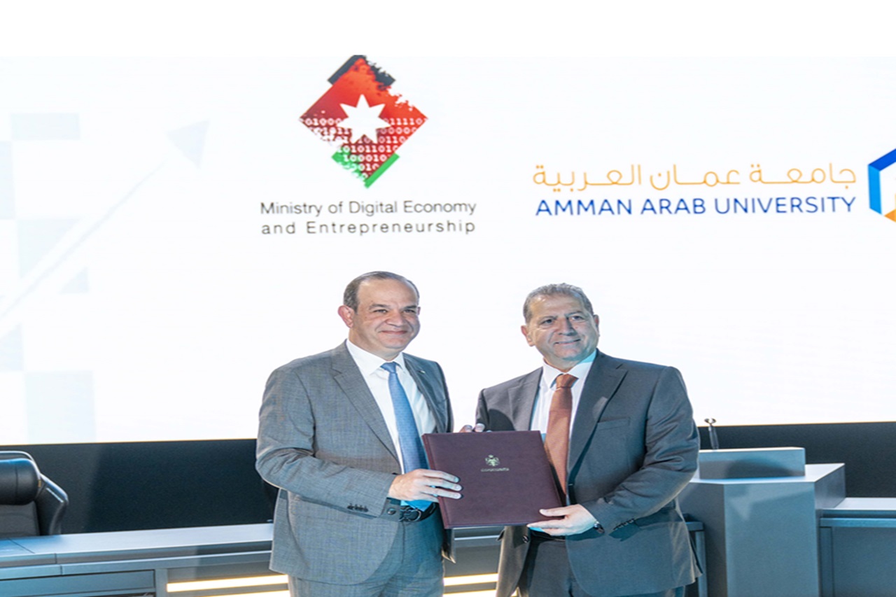 جامعة عمّان العربية توقّع اتفاقية مع وزارة الاقتصاد الرقمي والريادة لتنفيذ برنامج "التدريب في مكان العمل"4