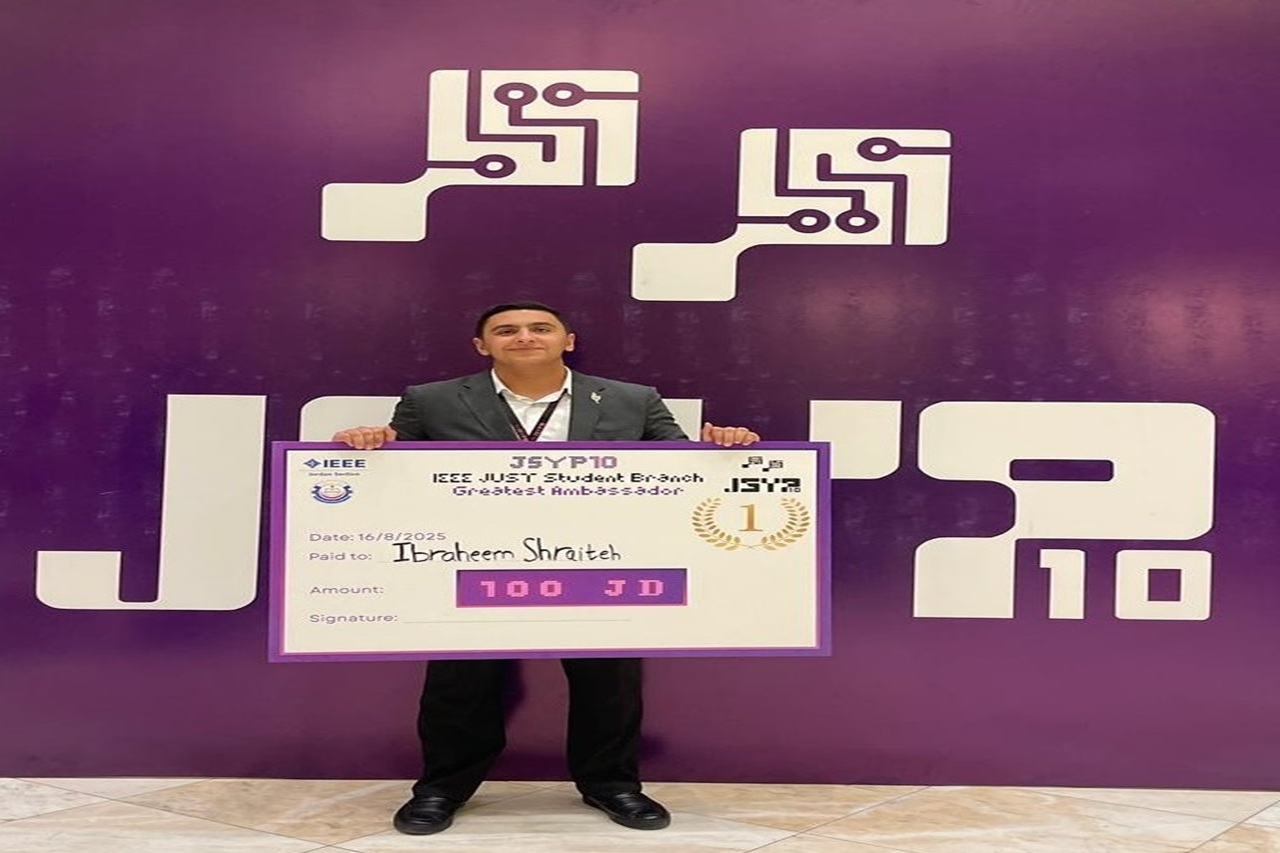 فرع (IEEE) في جامعة عمان العربية يحقق إنجازات نوعية في مؤتمر JSYP109