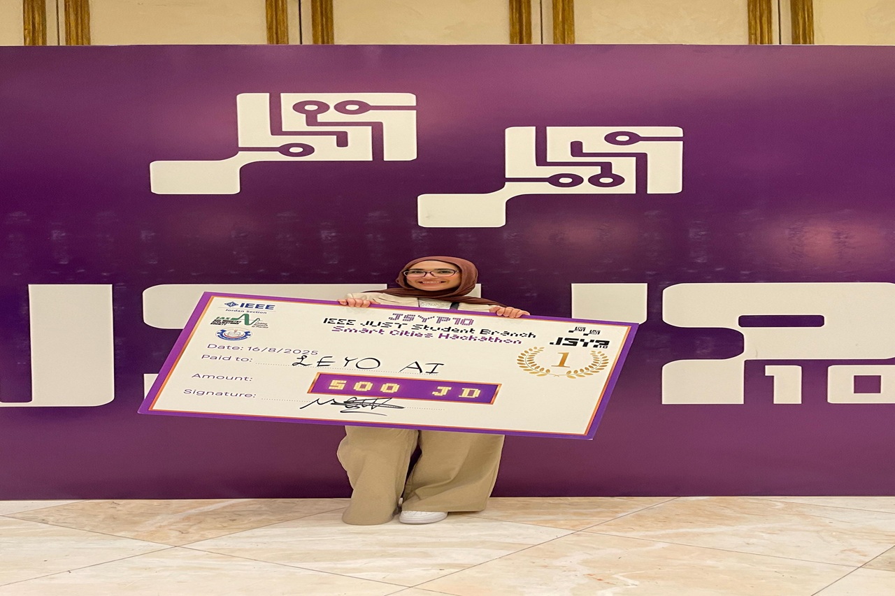 فرع (IEEE) في جامعة عمان العربية يحقق إنجازات نوعية في مؤتمر JSYP106