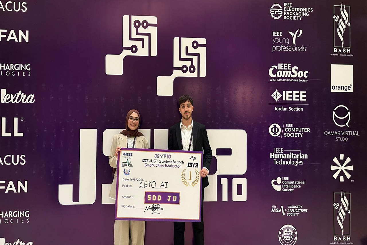 فرع (IEEE) في جامعة عمان العربية يحقق إنجازات نوعية في مؤتمر JSYP103