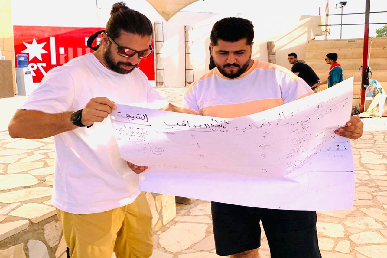 طلبة جامعة عمان العربية يشاركون في المعسكر الكشفي "مسارات الأردن"3