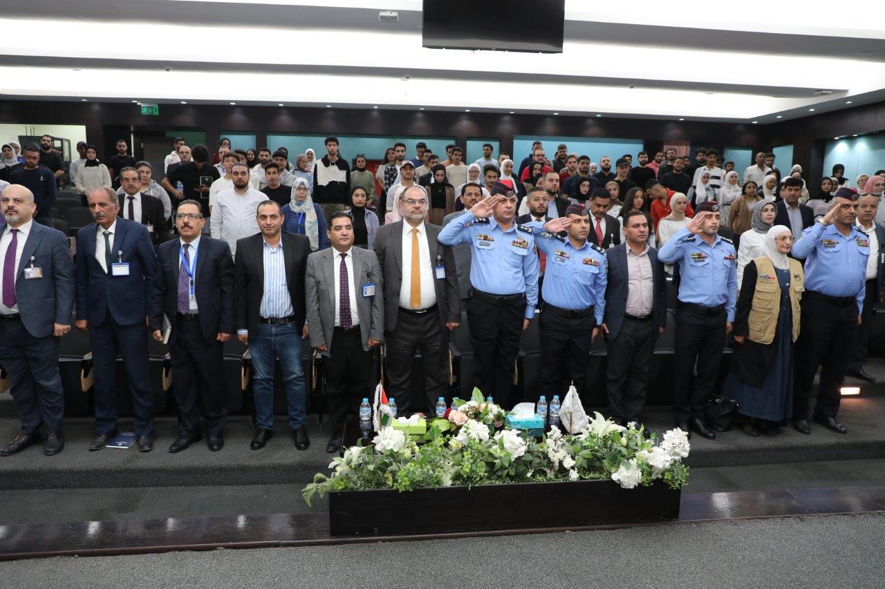 جامعة عمان العربية تنظم اليوم التوعوي المفتوح بالتعاون مع مديرية الأمن العام والشرطة المجتمعية1