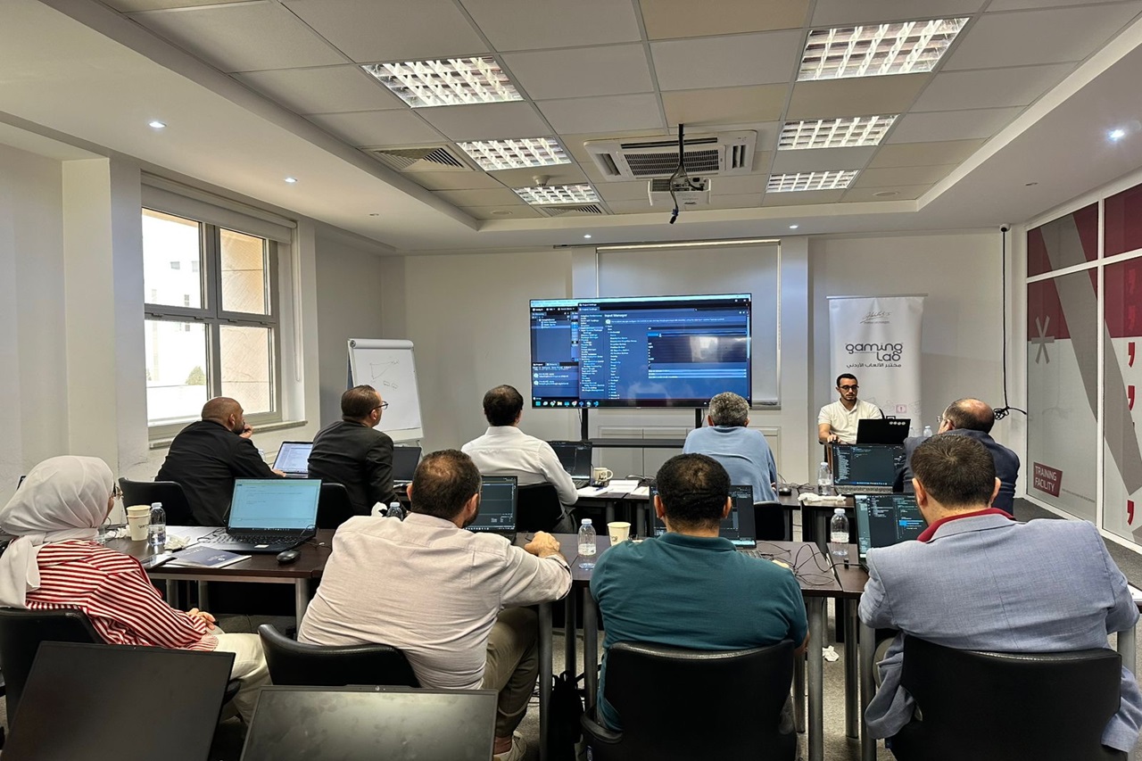 جامعة عمان العربية ومختبر الألعاب الأردني ينظّمان ورشة تدريبية متقدمة بعنوان "TOT in Using Unity"3