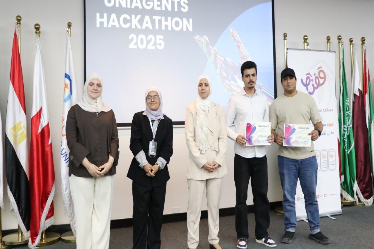 "عمان العربية" تستضيف الحفل الختامي لهاكاثون" UNI Agents" بمشاركة IEEE AAU ووفود من (24) دولة عربية17