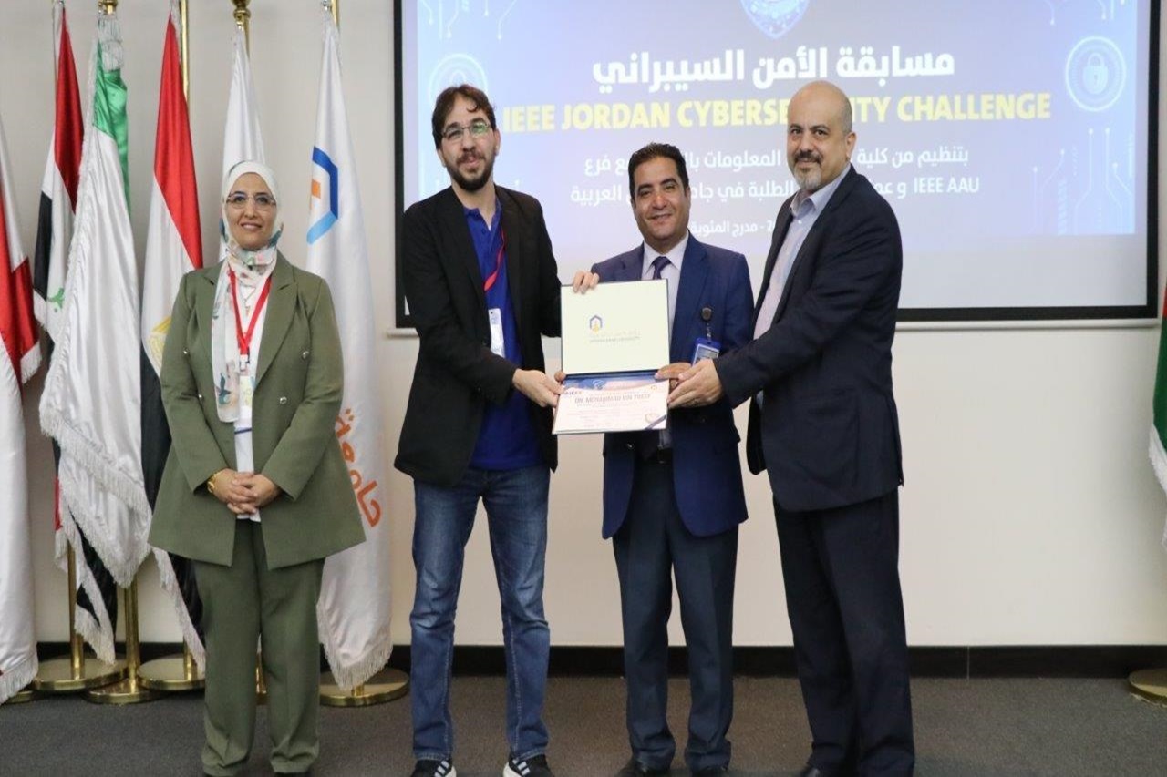 جامعة عمان العربية تختتم التحدي الأردني الأول للأمن السيبراني39