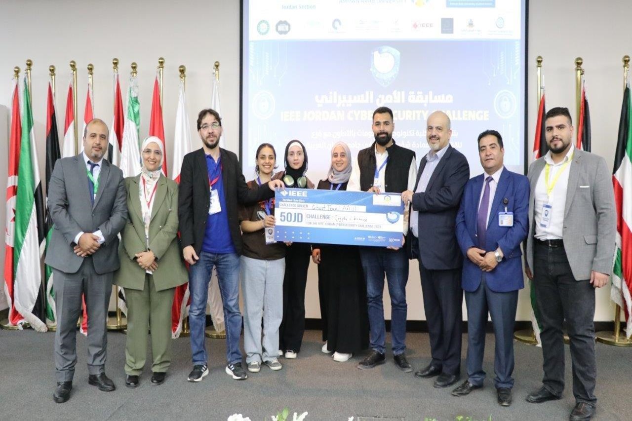 جامعة عمان العربية تختتم التحدي الأردني الأول للأمن السيبراني56