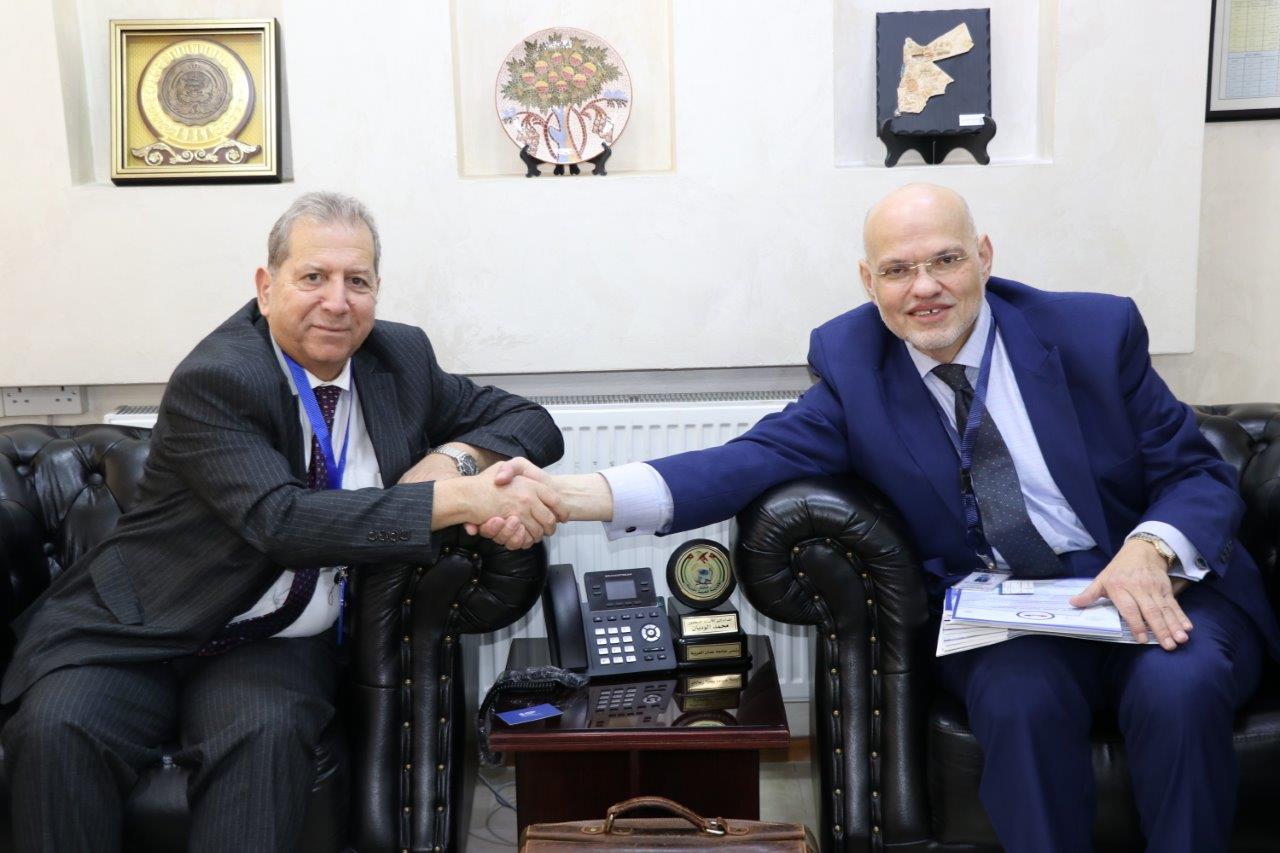 جامعة عمان العربية توقّع اتفاقية تعاون مع الأكاديمية العالمية للصحة الرقمية في المملكة المتحدة2