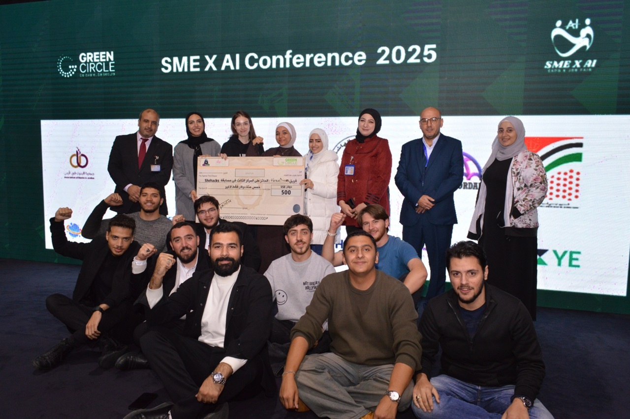 تكنولوجيا المعلومات في "عمان العربية" تتألق للمرة الثانية وتحصد المركز الثالث على مستوى الجامعات الأردنية في مسابقة SHEHACKS V2 20255