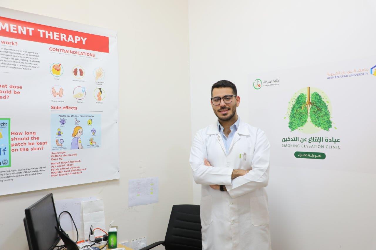 صيدلة "عمان العربية" تطلق مبادرة "لنتشارك معًا نحو هواء نقي" لتعزيز بيئة جامعية خالية من التدخين4