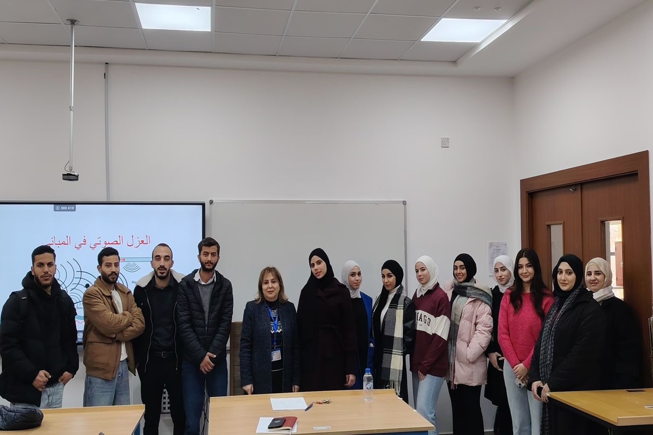 هندسة العمارة في "عمان العربية" تعقد ورشة عمل بعنوان " العزل الصوتي في المباني"2