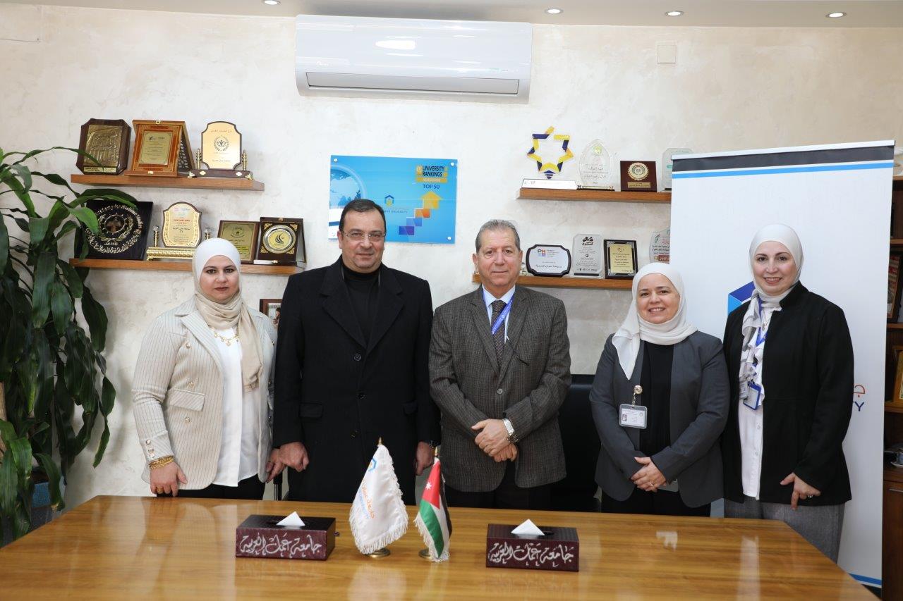 اتفاقية تعاون بين جامعة عمان العربية ومؤسسة نهر الأردن للصناعات الدوائية لتعزيز التدريب العملي والبحث التطبيقي6