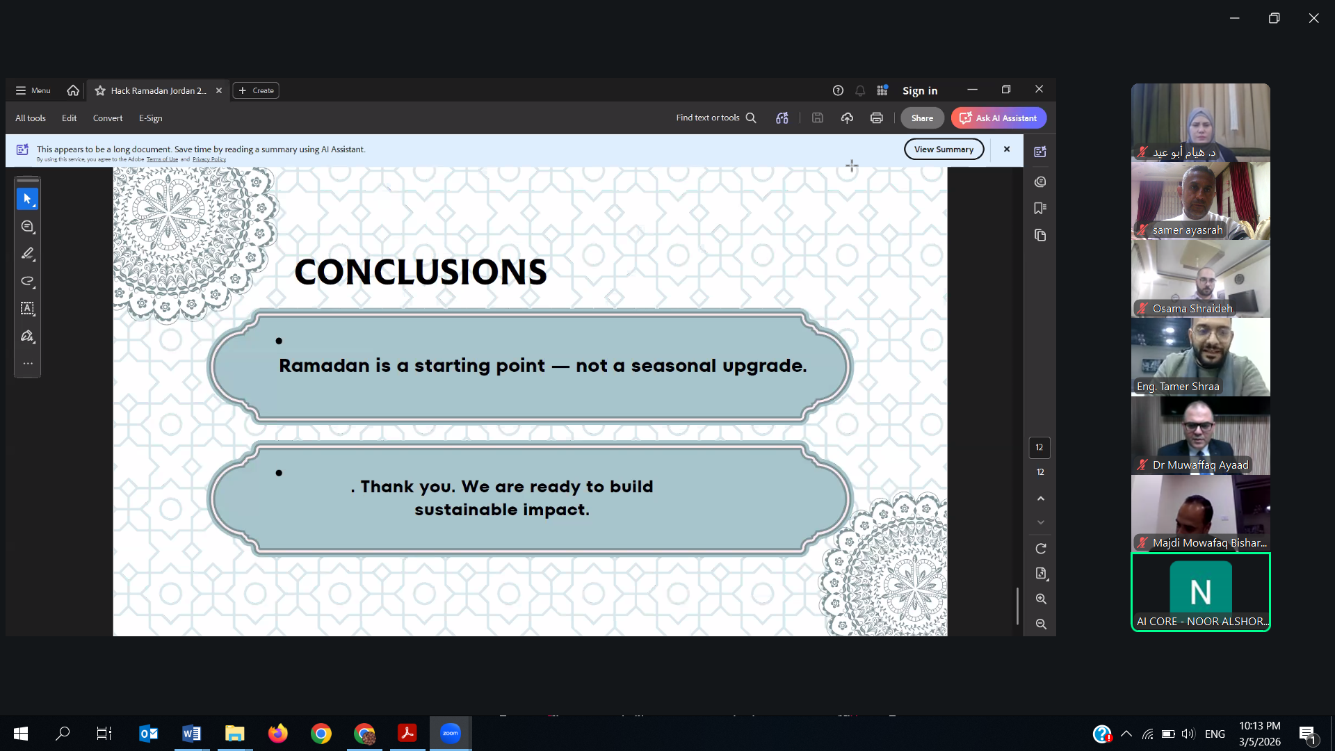 الهاكاثون الوطني الرقمي الأول على مستوى الجامعات الأردنية1