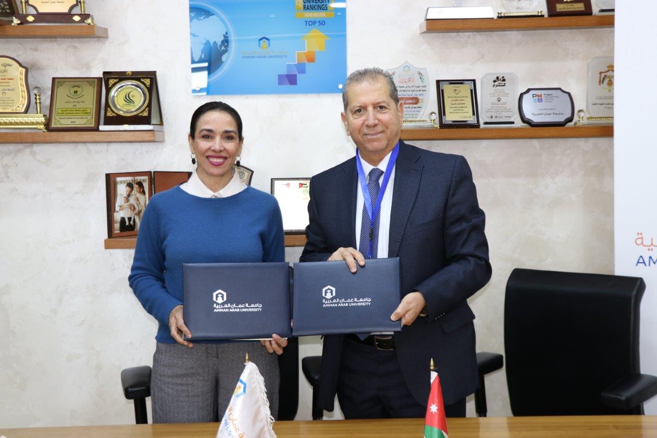 جامعة عمان العربية توقّع مذكرة تفاهم مع جمعية قرى الأطفال SOS الأردنية لتعزيز البرامج التعليمية لأطفال القرى6