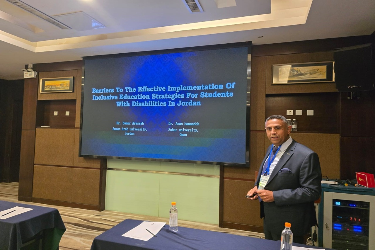 كلية العلوم التربوية والنفسية في جامعة عمان العربية تشارك في مؤتمر (ICEIT 2026) الدولي في الصينq1