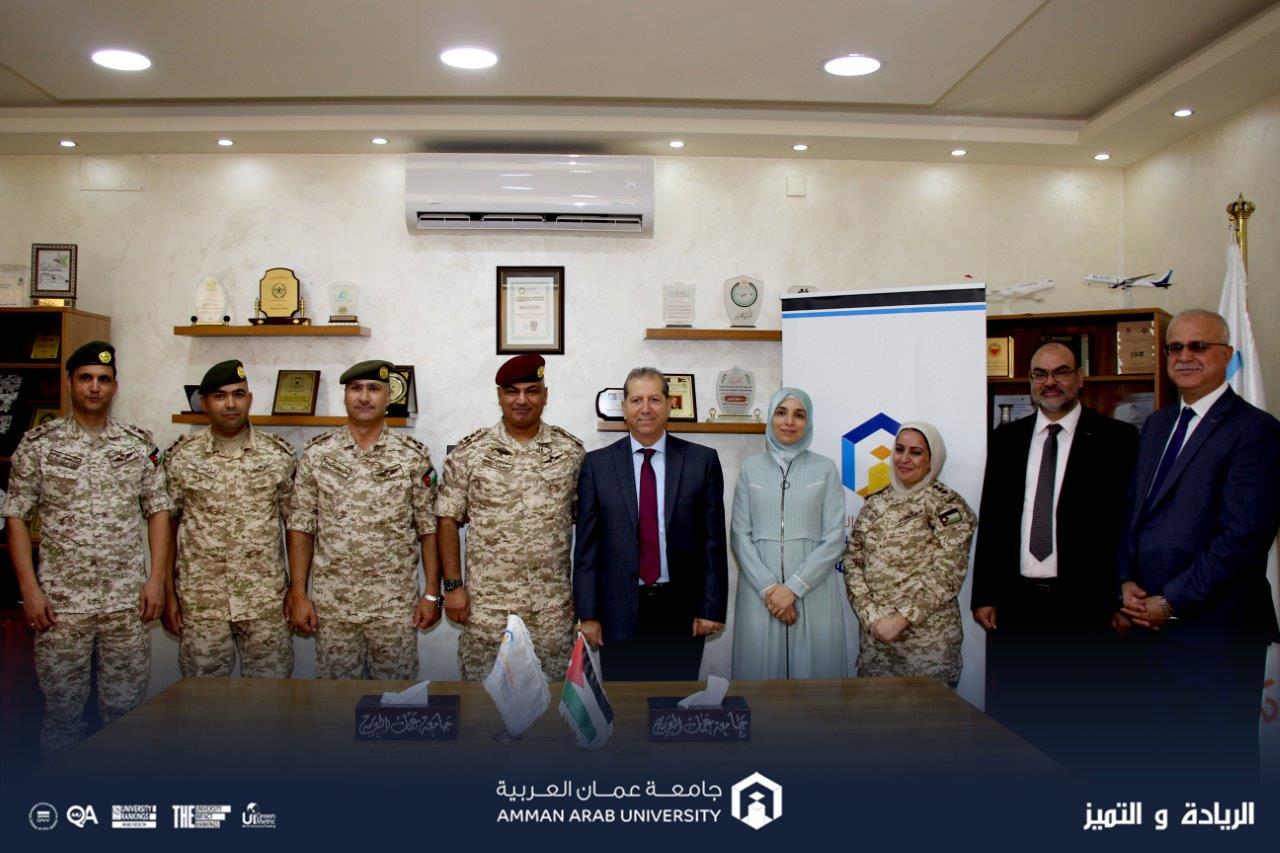 مذكرة تعاون بين “عمان العربية” ومديرية التربية والتعليم والثقافة العسكرية