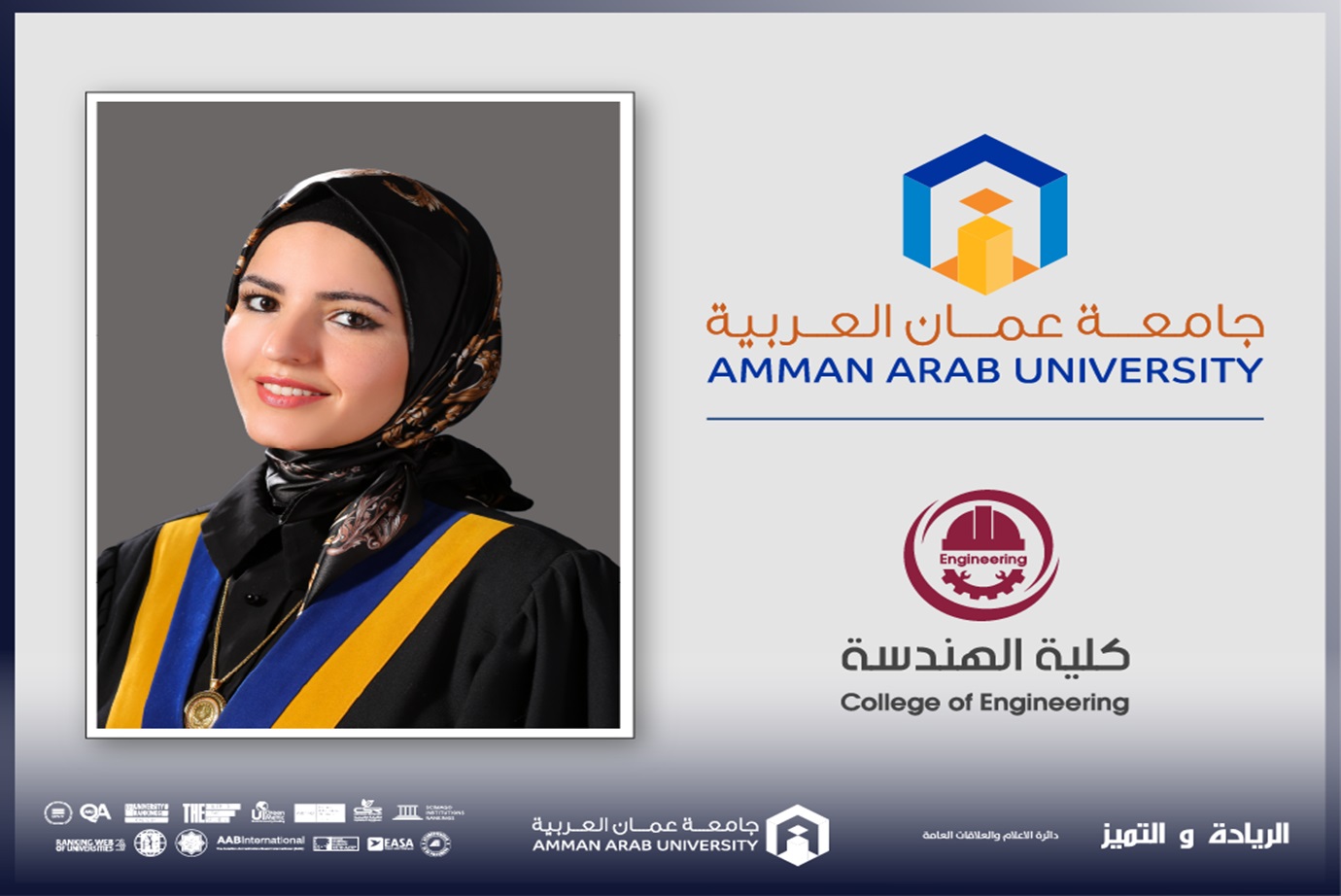 الدكتورة الأسمر من "عمان العربية" تشارك في مؤتمر IEEE WIE INTERNATIONAL LEADERSHIP SUMMIT 2025 JORDAN