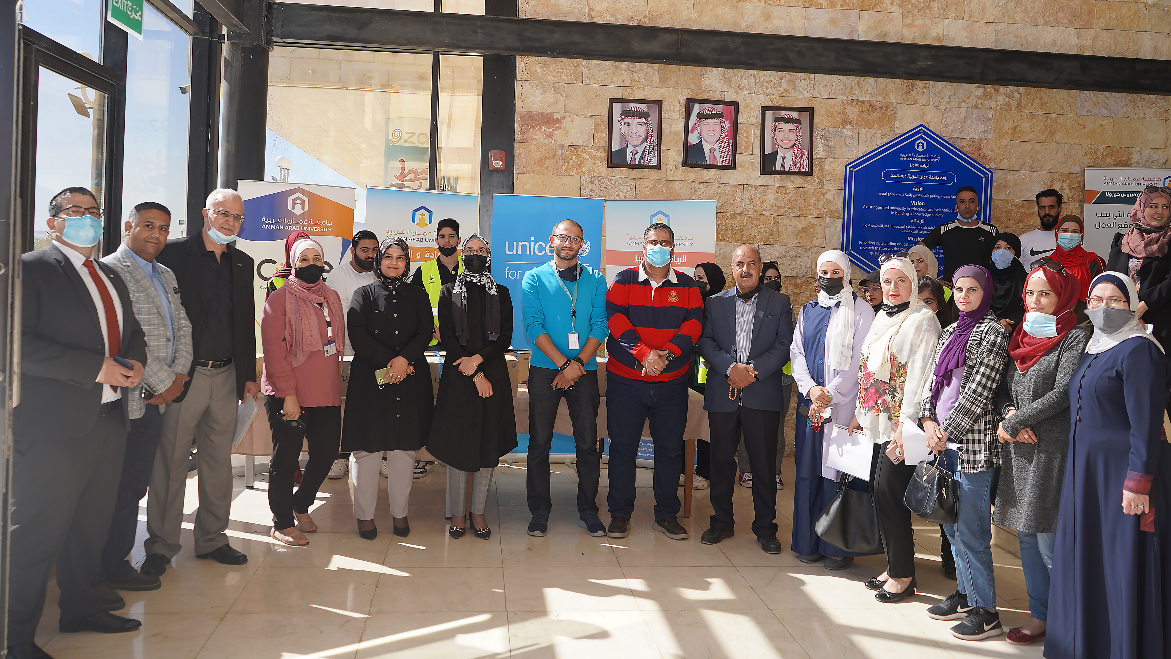 مبادرة عودة آمنة للتعليم في جامعة عمان العربية2